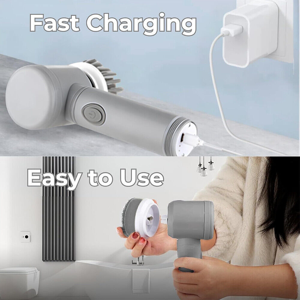 8 in 1 Rechargeable Cleaning Brush