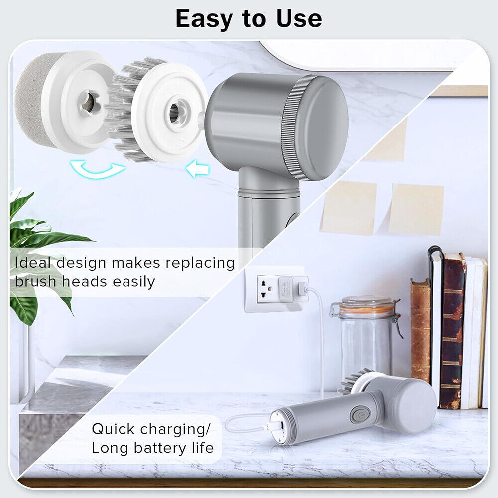 8 in 1 Rechargeable Cleaning Brush