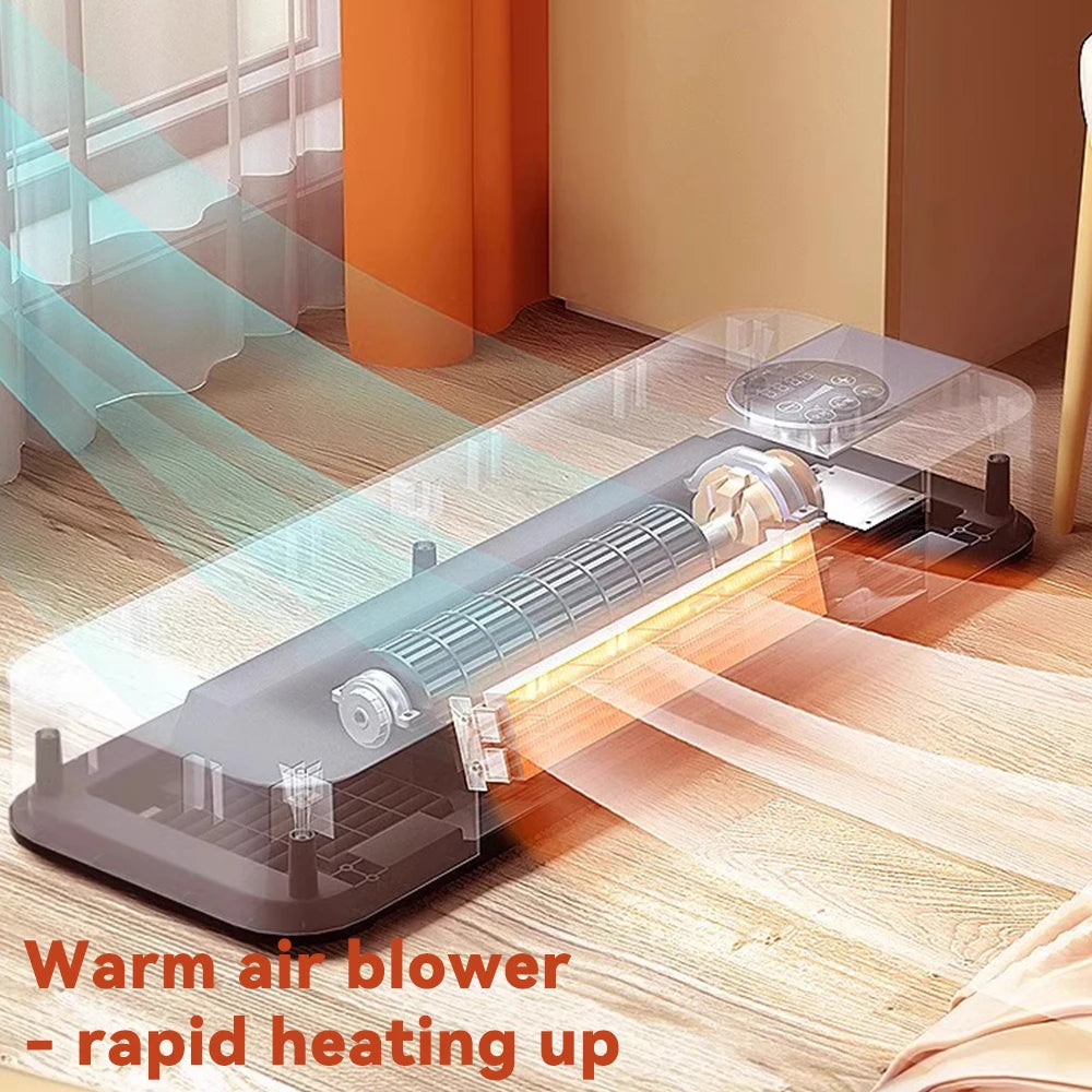 New Fan Heater Wall Mounted Electric Heater Heater Warm Air Cold Air Dual Mode with Remote Control Heater Air Conditioner