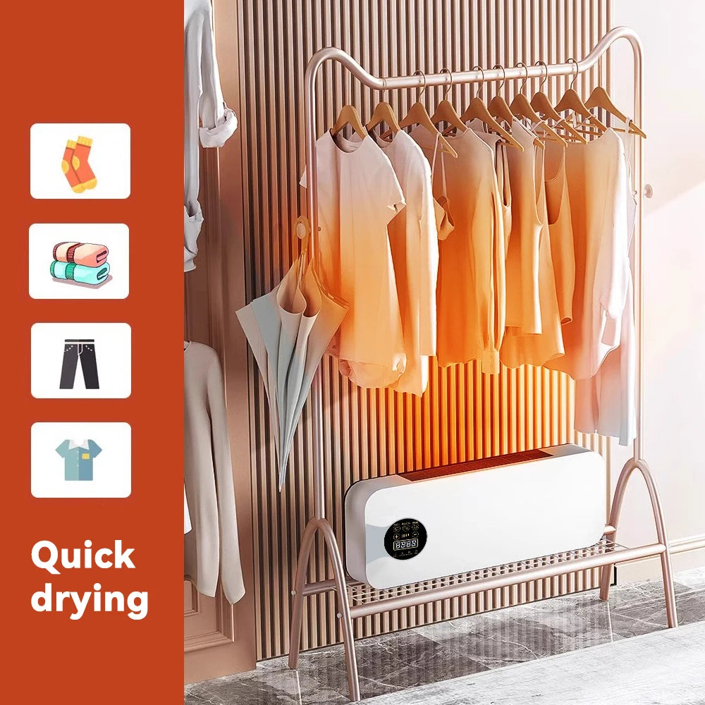 New Fan Heater Wall Mounted Electric Heater Heater Warm Air Cold Air Dual Mode with Remote Control Heater Air Conditioner