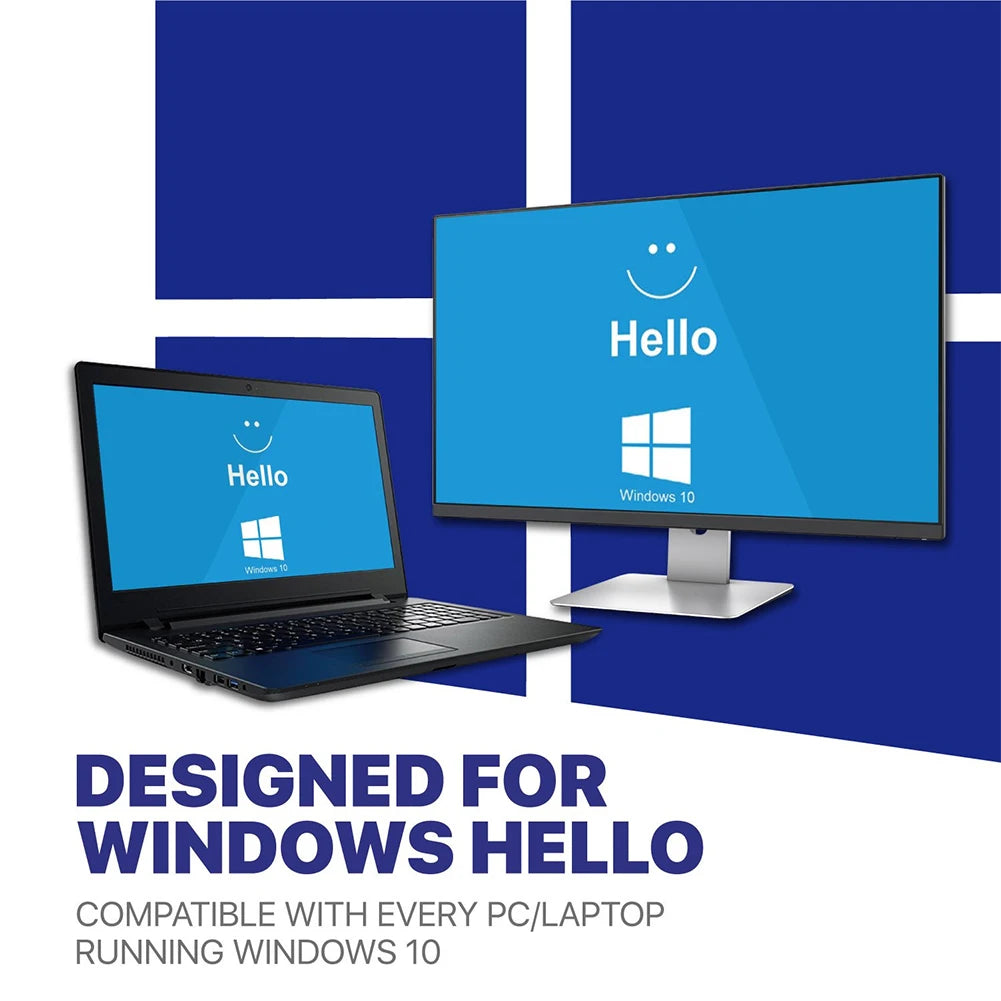 USB Fingerprint Reader for Windows 10 Hello PC Notebook Lock Biometric Scanner Laptop Password-Free Login/Sign-in Unlock Module