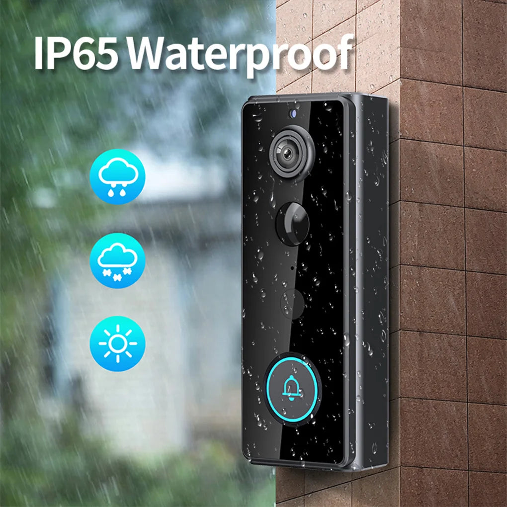 IP65 Wireless WIFI Smart Doorbell Video Intercom with Camera for Home Security PIR Motion Detection Night Vision Tuya Door Bell