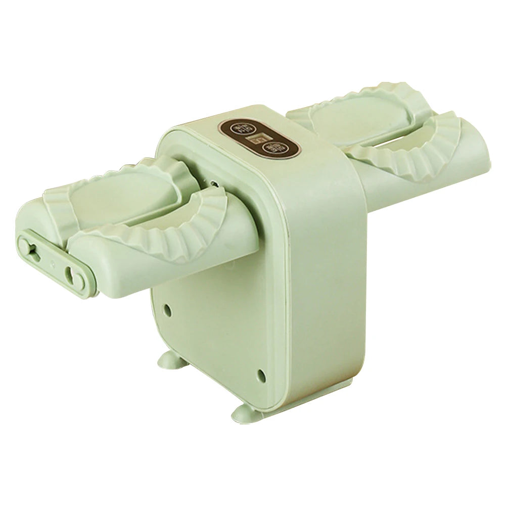 Dumpling Press Automatic Mould Dumpling Maker Wrap Two At A Time Simple Fast Operation for Pressing Dumpling Skin Wrapper Mould