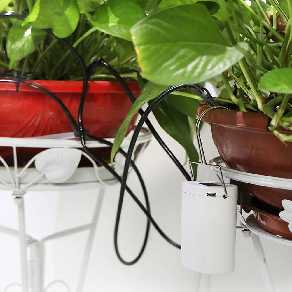 Automatic Watering Pump Controller 2/8/16 Heads Pump Self-Watering Kit Indoor Plant Watering Device Garden Self-Watering Tool