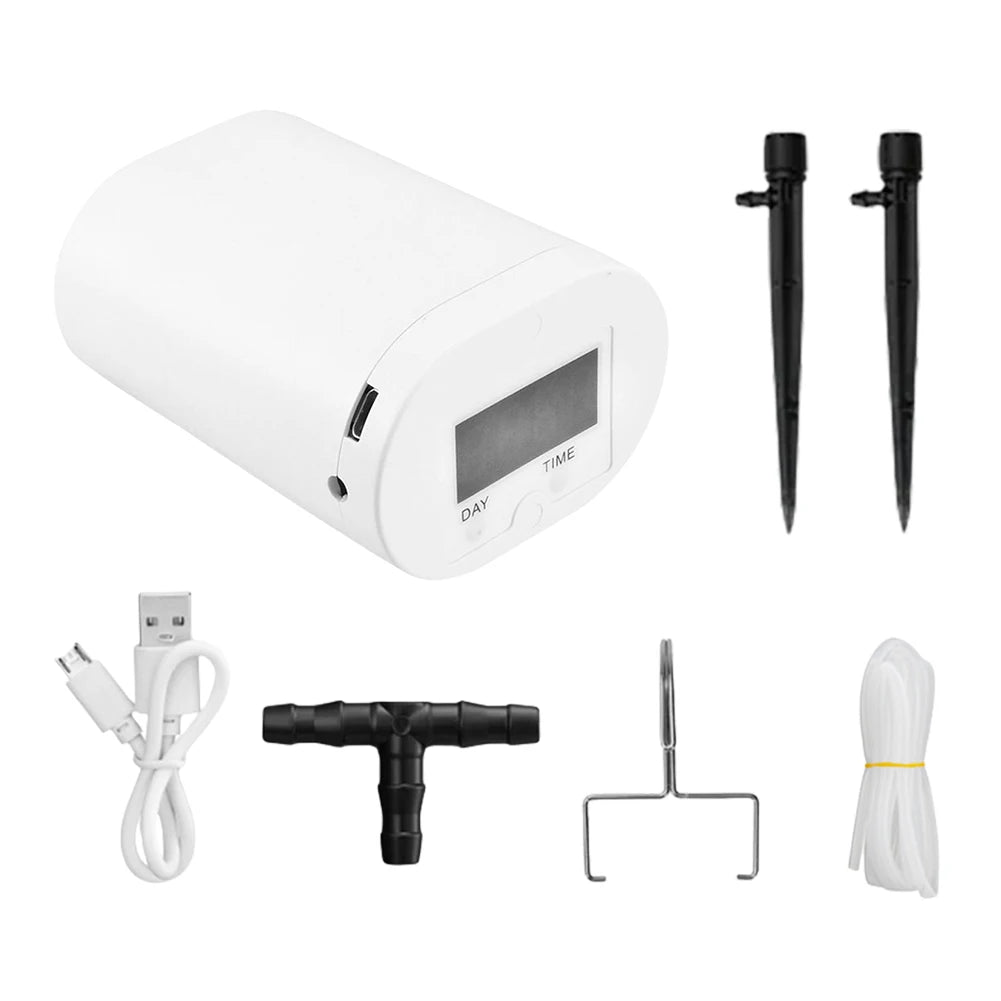 Automatic Watering Pump Controller 2/8/16 Heads Pump Self-Watering Kit Indoor Plant Watering Device Garden Self-Watering Tool