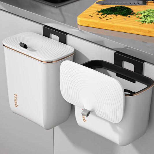 Kitchen Hanging Dust Bin with Lid