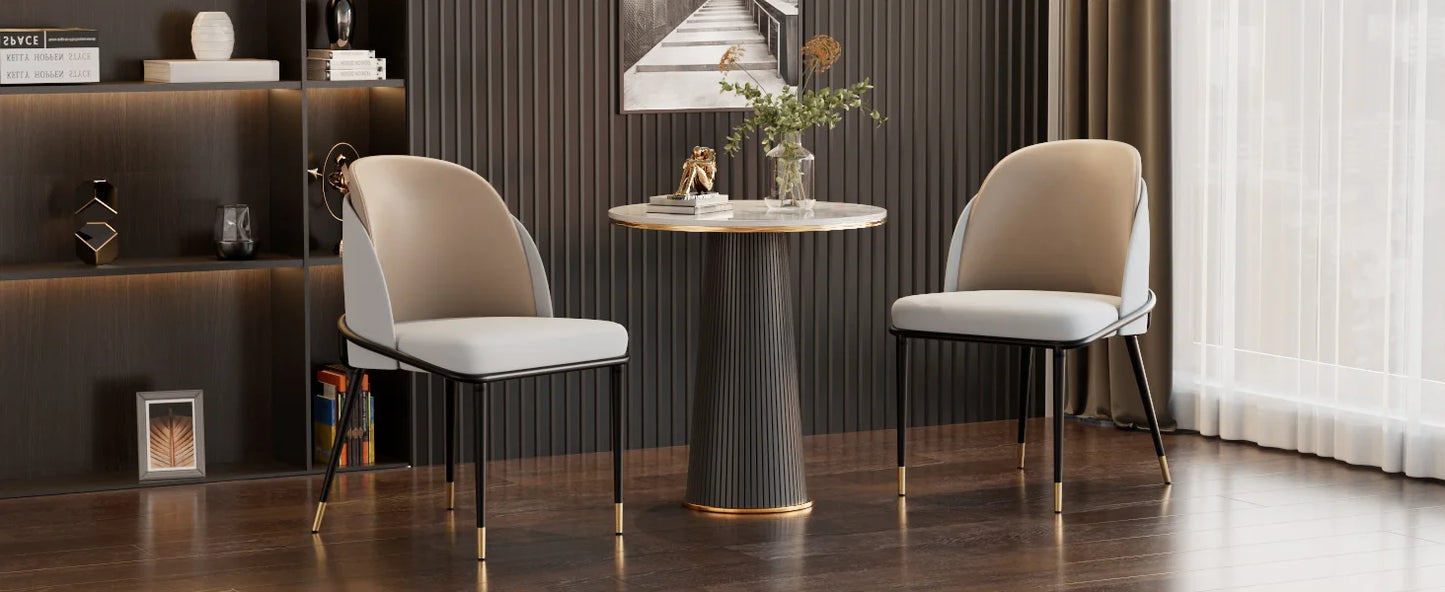 Luxury Dining Chairs 2 Pcs Set