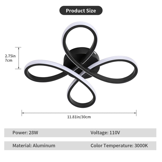 Modern Floral LED Ceiling Light