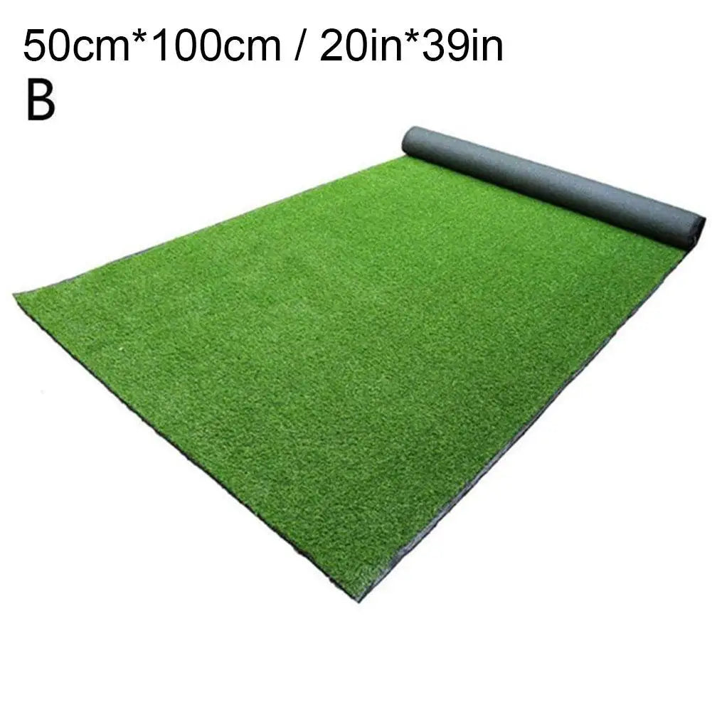 100x50cm Custom Size Artificial Turf Synthetic Grass Lawn Green Fake Grass Rug Indoor Outdoor Pet-friendly Dog Grass Christmas