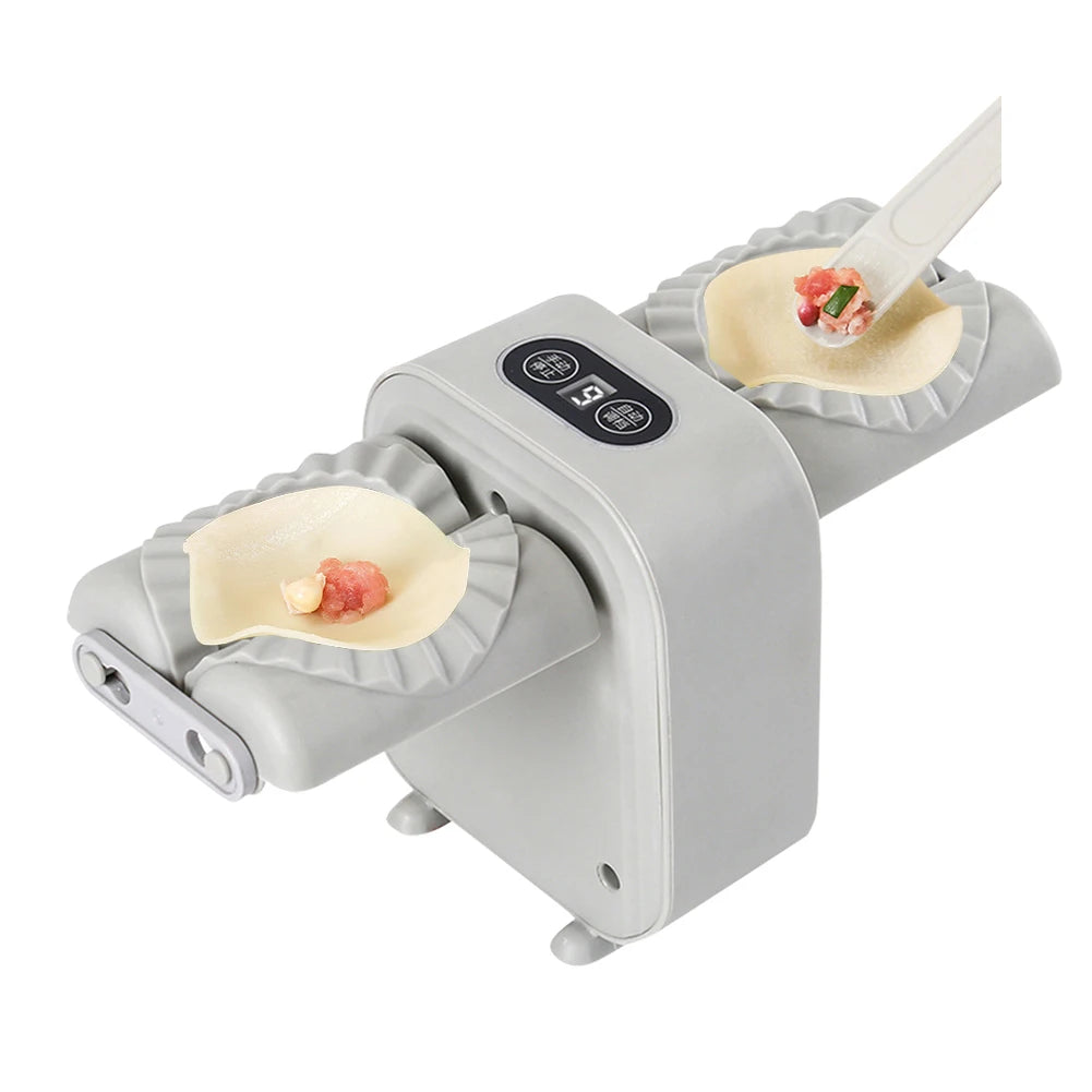 Dumpling Press Automatic Mould Dumpling Maker Wrap Two At A Time Simple Fast Operation for Pressing Dumpling Skin Wrapper Mould
