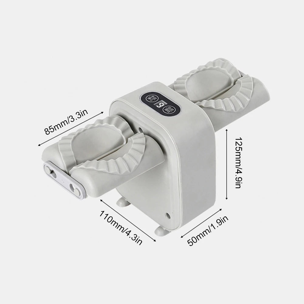 Dumpling Press Automatic Mould Dumpling Maker Wrap Two At A Time Simple Fast Operation for Pressing Dumpling Skin Wrapper Mould
