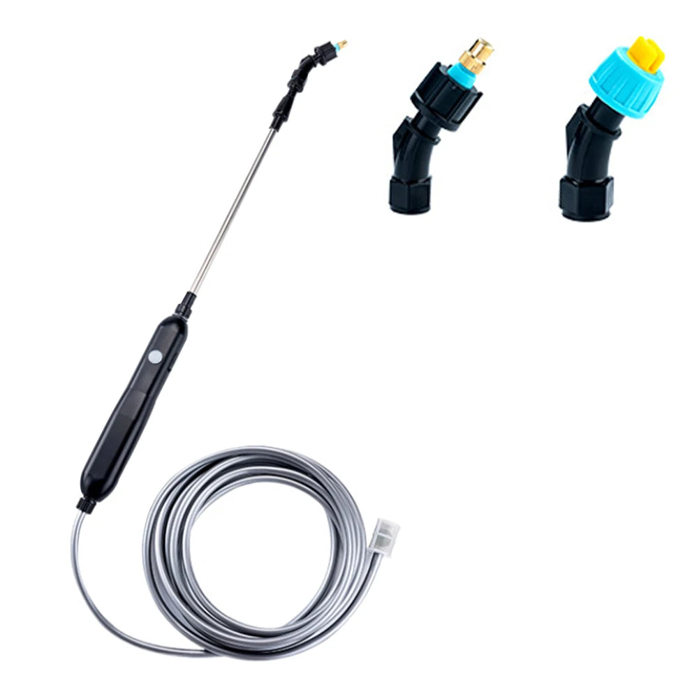 USB Rechargeable Electric Garden Sprayer Electric Sprayer with 2/4 Mist Nozzles Powerful Electric Sprayer for Gardening Cleaning