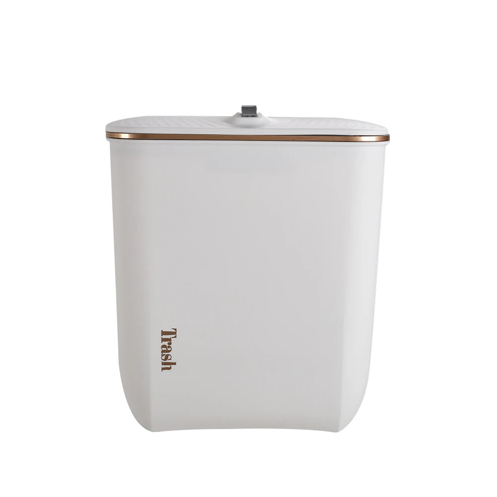 【Lifeideas】Kitchen Bathroom Hanging Waste Bin with Lid Wall Mounted Garbage Can for Cabinet Under Sink Waste Garbage Compost B
