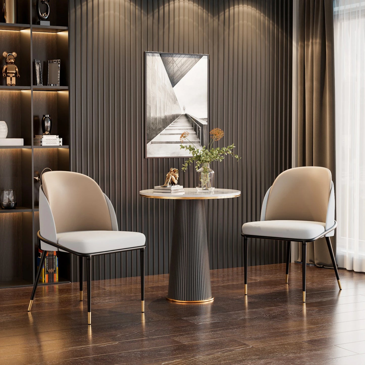 Luxury Dining Chairs 2 Pcs Set