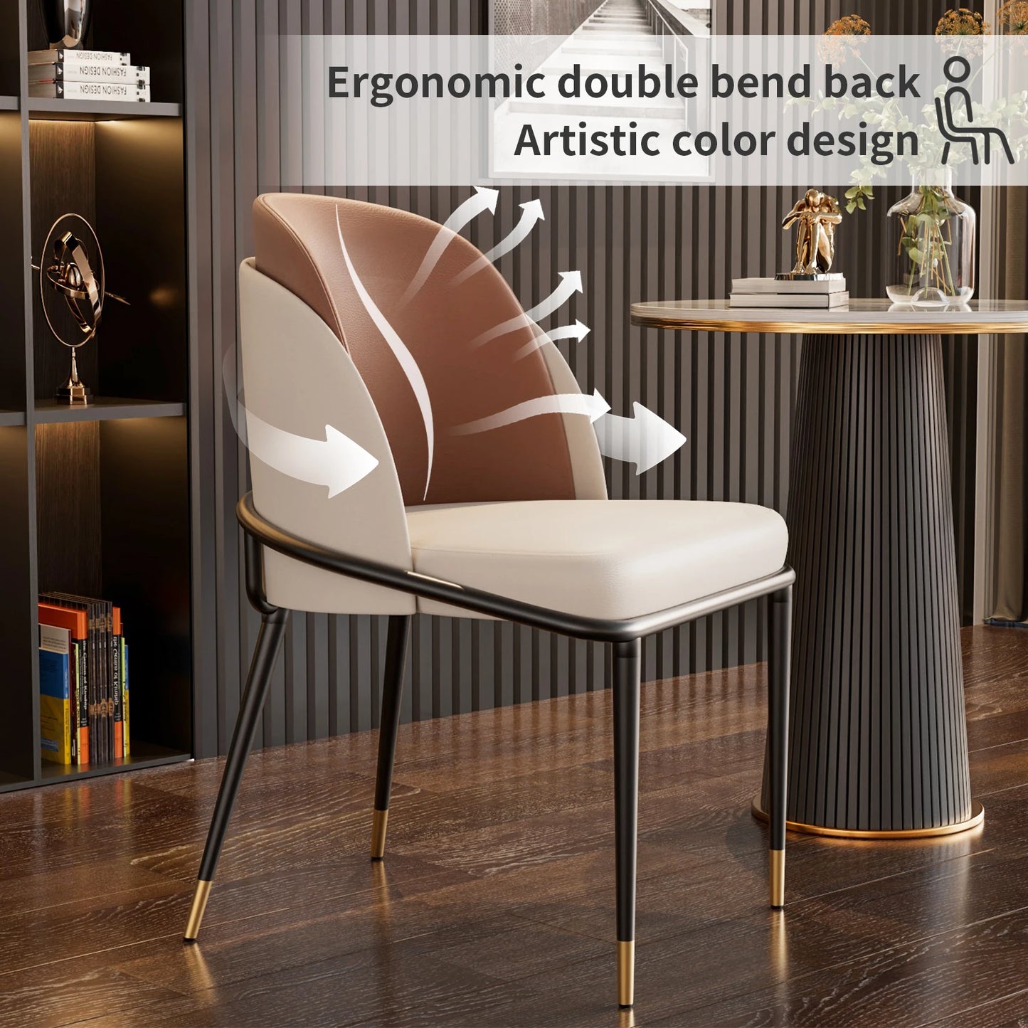 Luxury Dining Chairs 2 Pcs Set