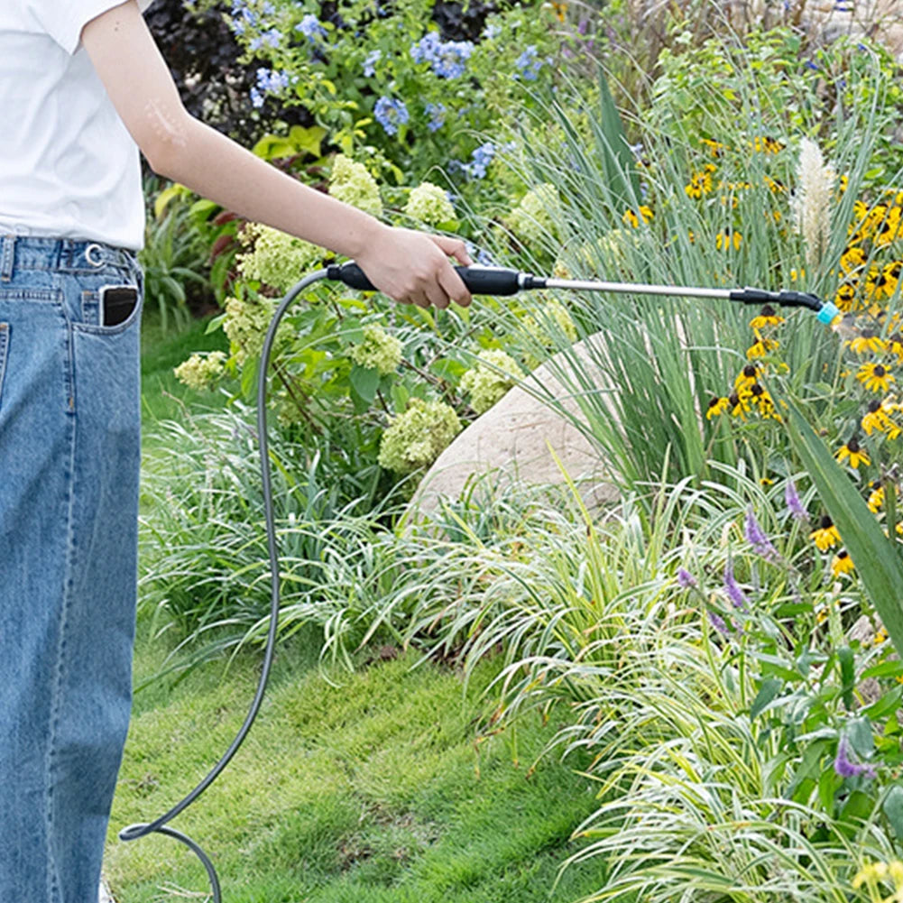 USB Rechargeable Electric Garden Sprayer Electric Sprayer with 2/4 Mist Nozzles Powerful Electric Sprayer for Gardening Cleaning
