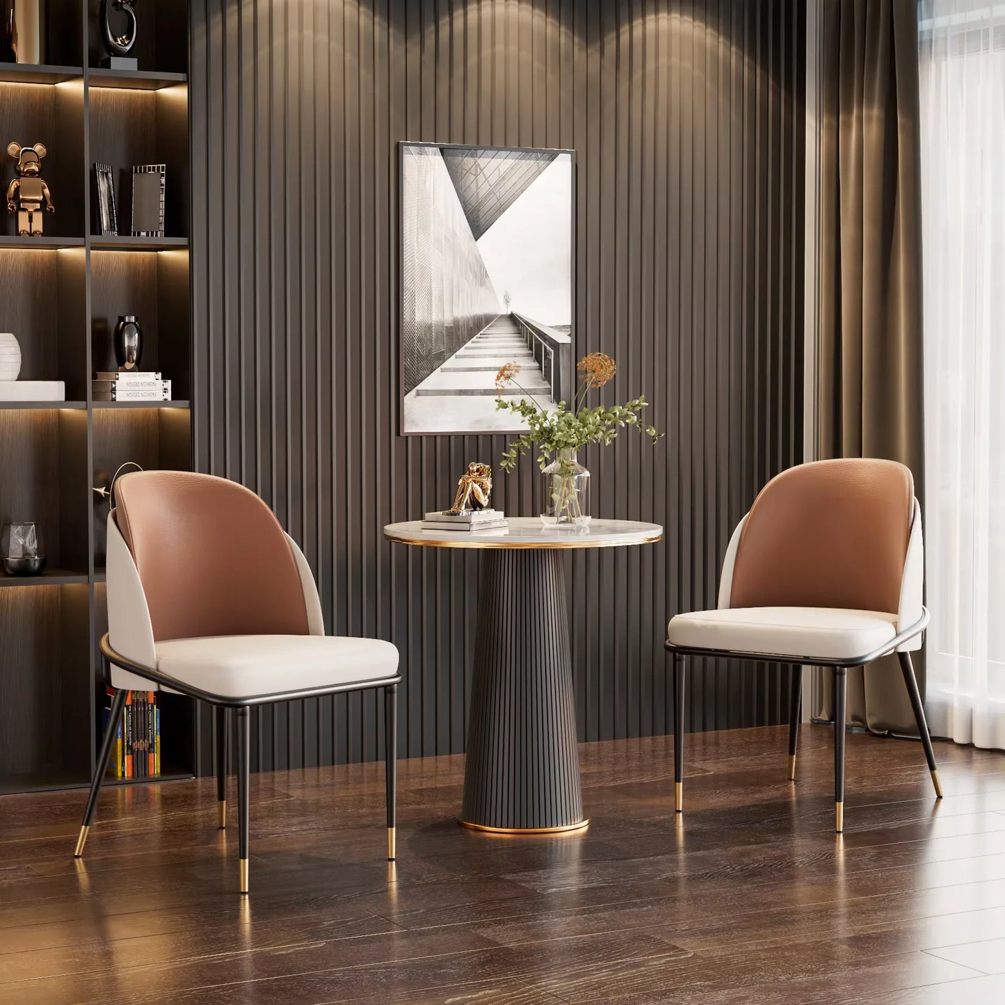 Luxurious Dining Chairs 2 Pcs Set