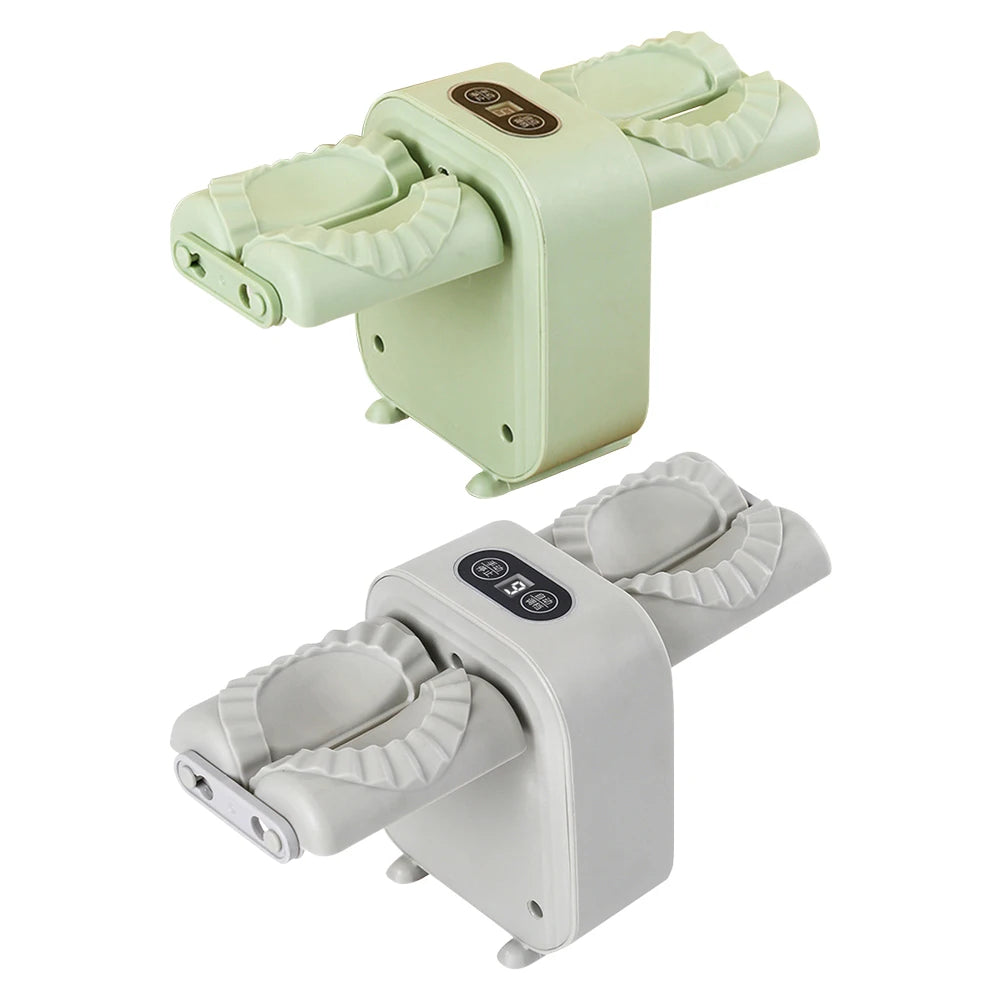 Dumpling Press Automatic Mould Dumpling Maker Wrap Two At A Time Simple Fast Operation for Pressing Dumpling Skin Wrapper Mould