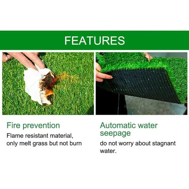 100x50cm Custom Size Artificial Turf Synthetic Grass Lawn Green Fake Grass Rug Indoor Outdoor Pet-friendly Dog Grass Christmas