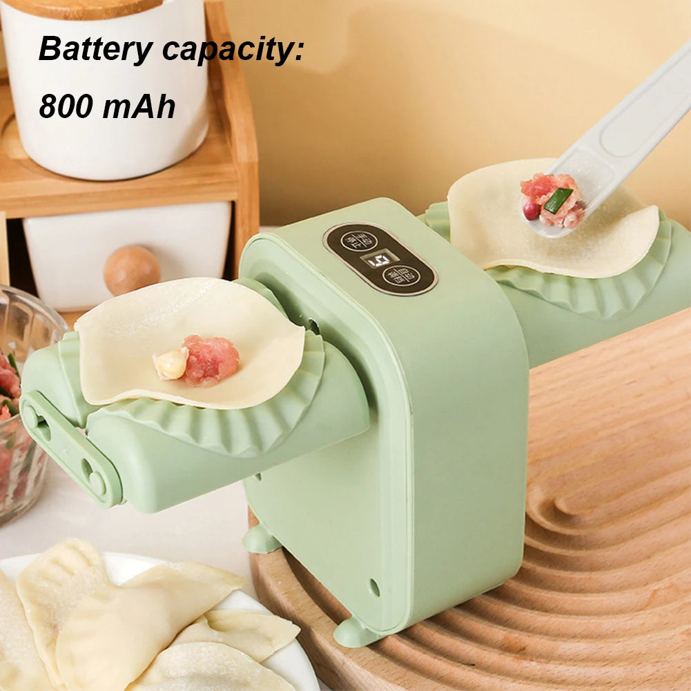 Dumpling Press Automatic Mould Dumpling Maker Wrap Two At A Time Simple Fast Operation for Pressing Dumpling Skin Wrapper Mould