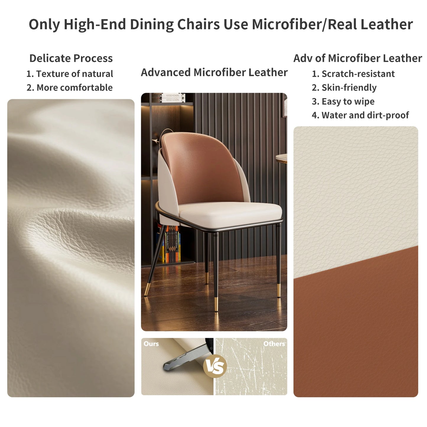 Luxury Dining Chairs 2 Pcs Set