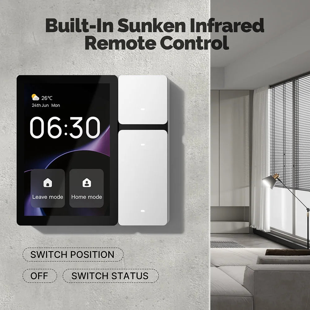 WiFi for Tuya Multi-functional Touch Screen Control Panel IR Remote Control Central Controller for Intelligent Scenes Smart Home