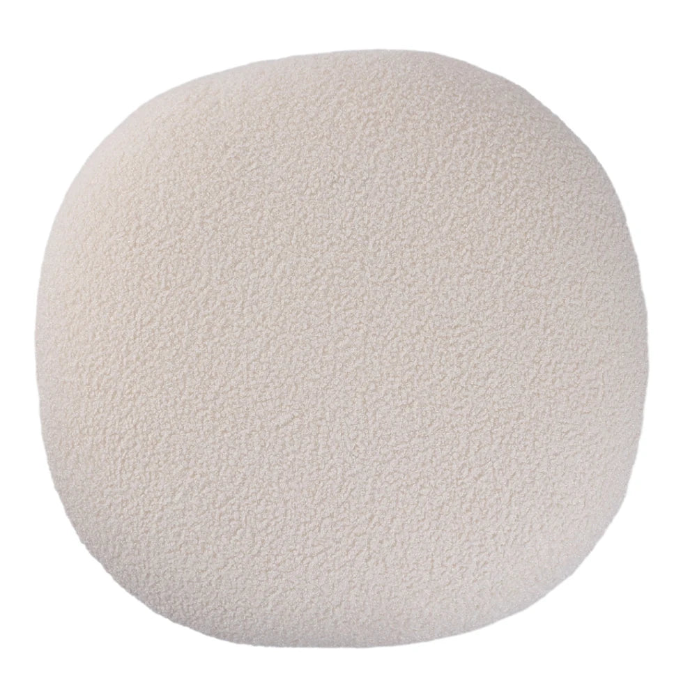 Modern Teddy Bear Fur Footstool
