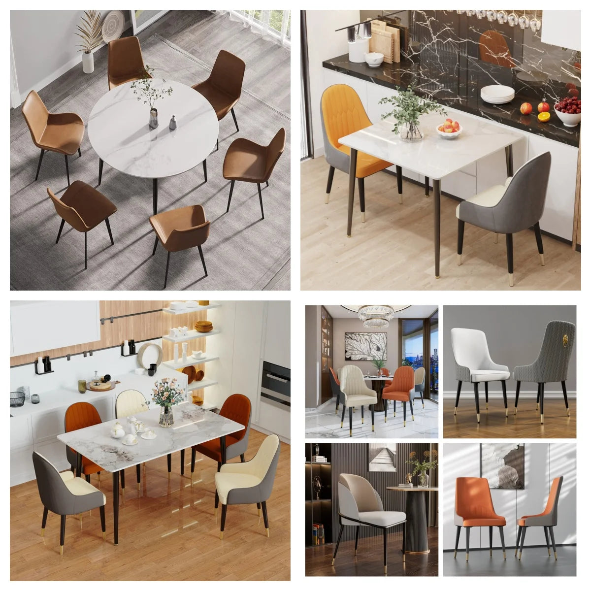 Luxury Dining Chairs 2 Pcs Set