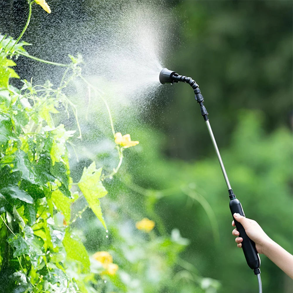 USB Rechargeable Electric Garden Sprayer Electric Sprayer with 2/4 Mist Nozzles Powerful Electric Sprayer for Gardening Cleaning