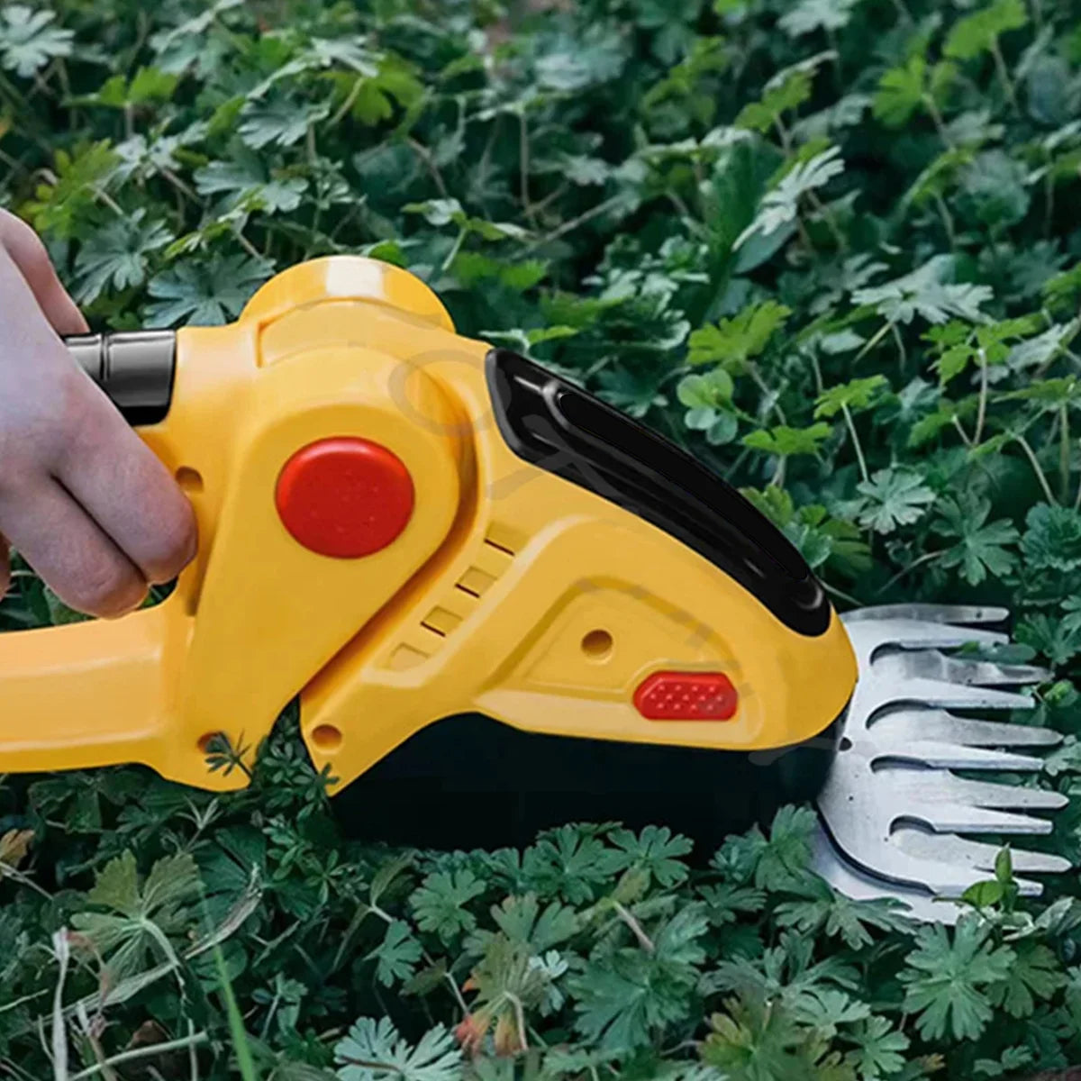 2 in 1 Cordless Handheld Hedge Trimmer Rechargeable Electric Trimmer Garden