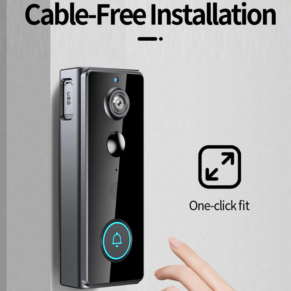 IP65 Wireless WIFI Smart Doorbell Video Intercom with Camera for Home Security PIR Motion Detection Night Vision Tuya Door Bell