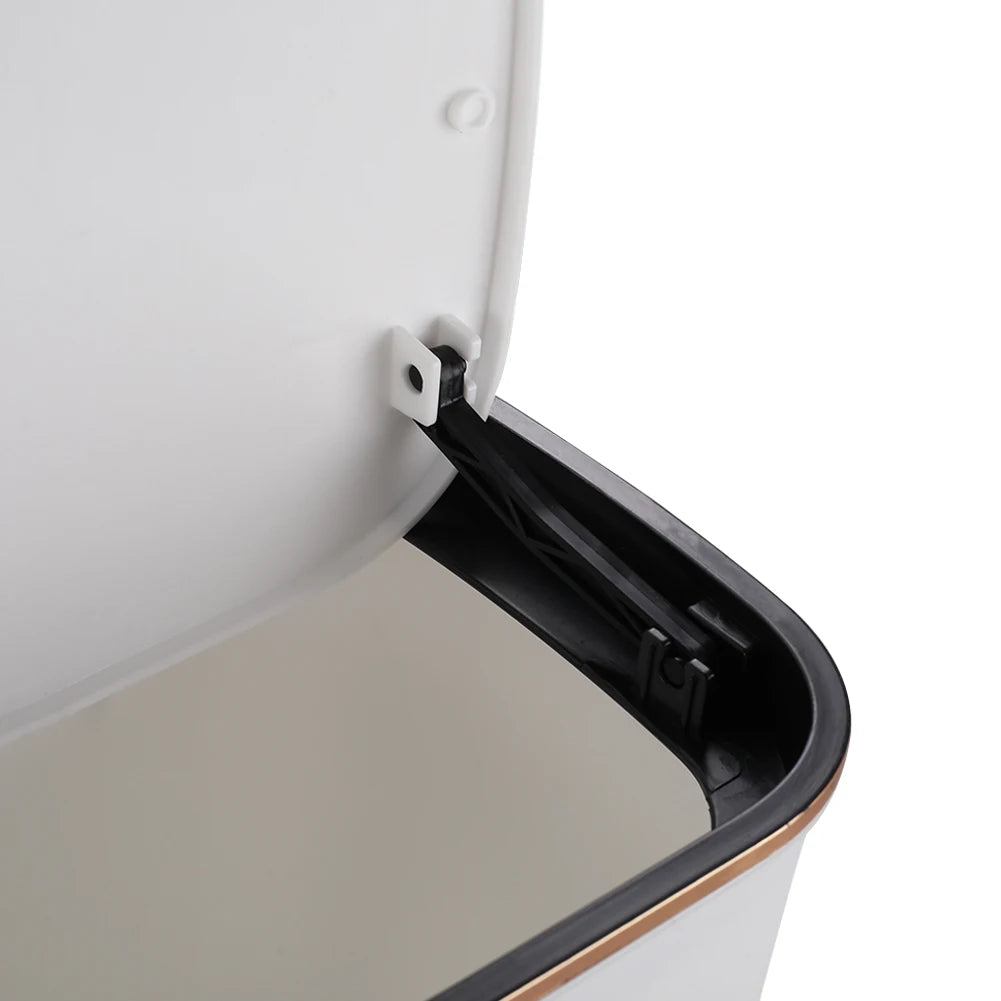 【Lifeideas】Kitchen Bathroom Hanging Waste Bin with Lid Wall Mounted Garbage Can for Cabinet Under Sink Waste Garbage Compost B