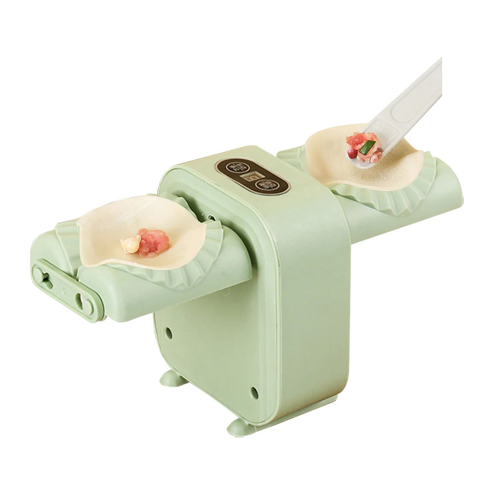 Dumpling Press Automatic Mould Dumpling Maker Wrap Two At A Time Simple Fast Operation for Pressing Dumpling Skin Wrapper Mould