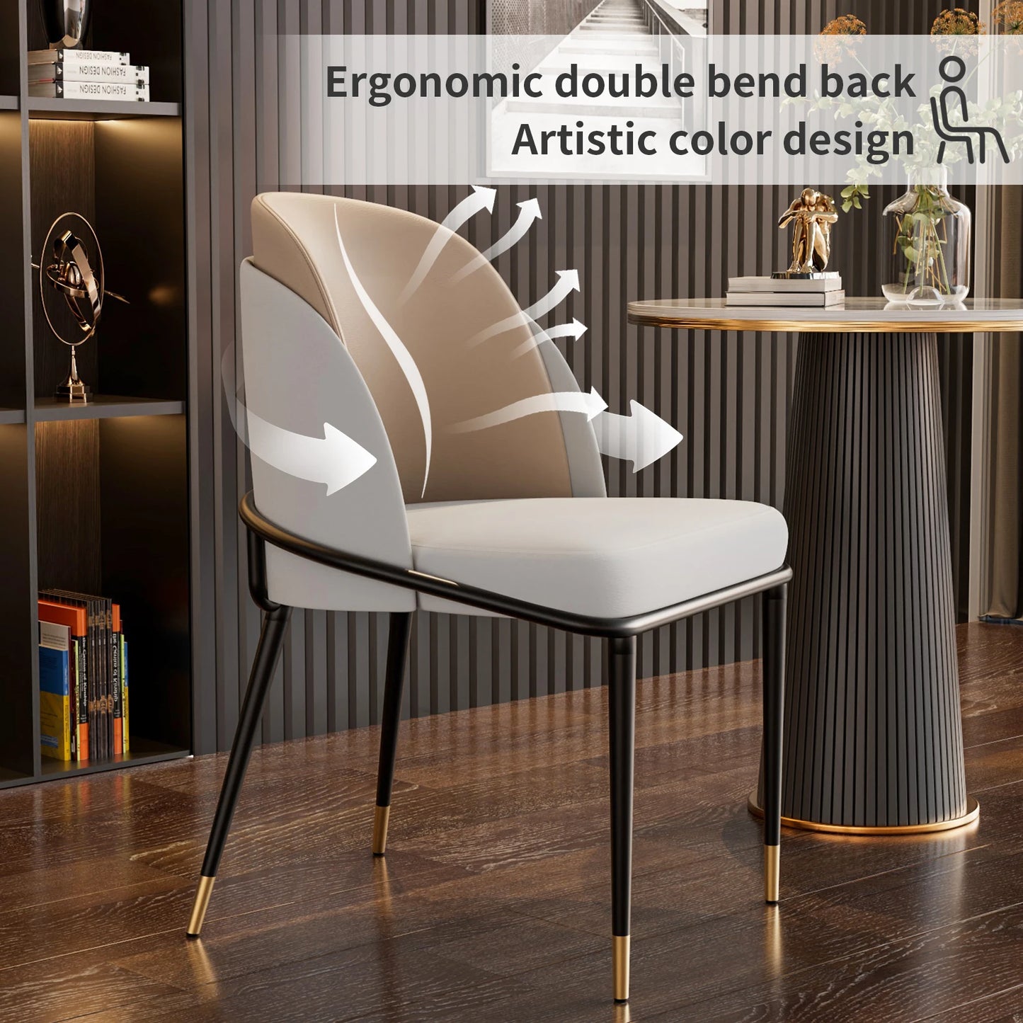 Luxurious Dining Chairs 2 Pcs Set
