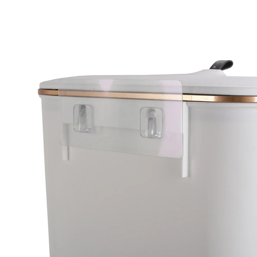 【Lifeideas】Kitchen Bathroom Hanging Waste Bin with Lid Wall Mounted Garbage Can for Cabinet Under Sink Waste Garbage Compost B