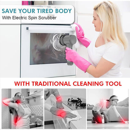 8 in 1  Rechargeable Cleaning Brush