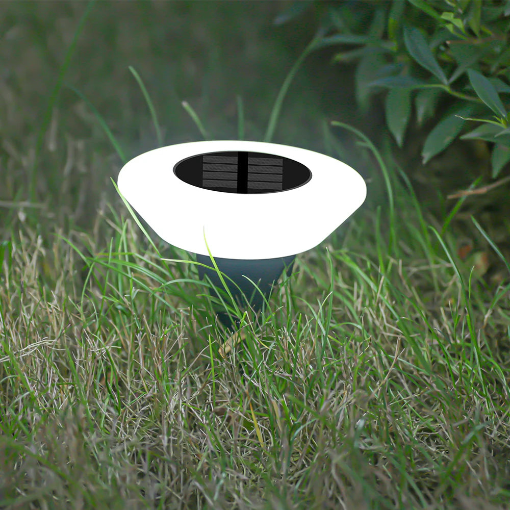 Solar Powered Outdoor Lawn Light 14LED Beads Waterproof Ground Plug Lamp for Garden Pathway Patio Camping Xmas Decor Lighting