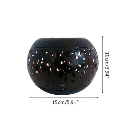 Metal LED Solar ndustrial Style Light Hollowed Out Lawn Garden Lights Decor