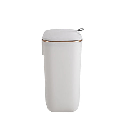 【Lifeideas】Kitchen Bathroom Hanging Waste Bin with Lid Wall Mounted Garbage Can for Cabinet Under Sink Waste Garbage Compost B
