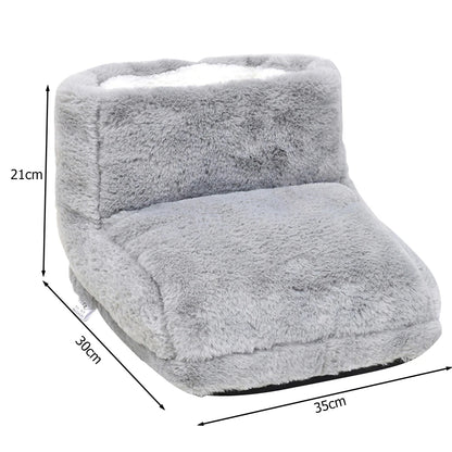 Electric Heater Foot Warmer USB Charging Fleece Soft Warm Foot Cover Washable Winter Feet Heating Pads For Home Bedroom Sleeping
