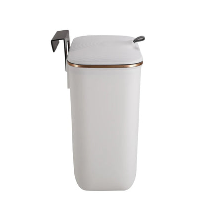 【Lifeideas】Kitchen Bathroom Hanging Waste Bin with Lid Wall Mounted Garbage Can for Cabinet Under Sink Waste Garbage Compost B