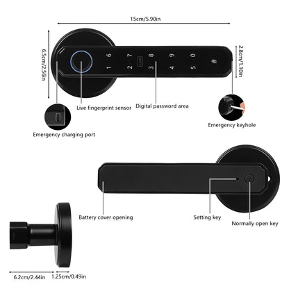 Smartlife Digital Fingerprint Door Lock