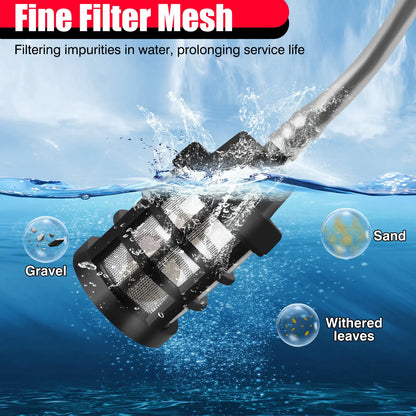 21V Cordless Power Washer Gun, Portable Pressure Cleaner with 2 Batteries & 5M Hose, 25CM Jet Wash for Car, Bike, Yard, Home
