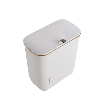 【Lifeideas】Kitchen Bathroom Hanging Waste Bin with Lid Wall Mounted Garbage Can for Cabinet Under Sink Waste Garbage Compost B