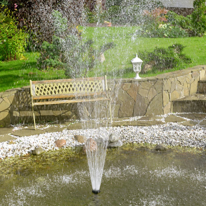 Solar Water Fountain Pump with Nozzles Solar Fountain Pond Pump Kit Solar Water Pump Kit for Garden Pool Pond Aquarium Fountain