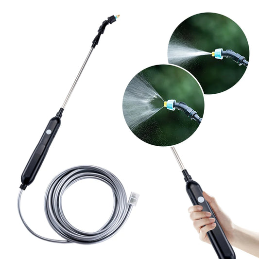 USB Rechargeable Electric Garden Sprayer Electric Sprayer with 2/4 Mist Nozzles Powerful Electric Sprayer for Gardening Cleaning