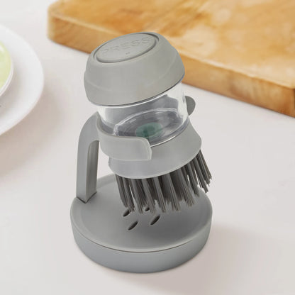 Dish Pot Brush with Soap Dispenser