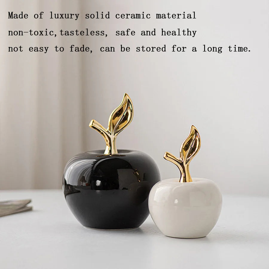 Classic European Ceramic Fruit Figurine