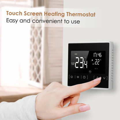 Smart LCD Touchscreen Thermostat for Home Programmable Electric Floor Heating System Thermoregulator AC 85-250V Temperature Cont