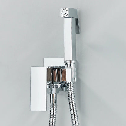 Matte Black Bidet Shower Faucet Solid Brass Bidet Faucet Muslim Ducha Higienica Hot Cold Water Mixer Tap Toilet Faucets